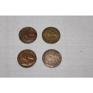 NAHC Big Game Collector’s Series Black Bear Medallions - Set of 4